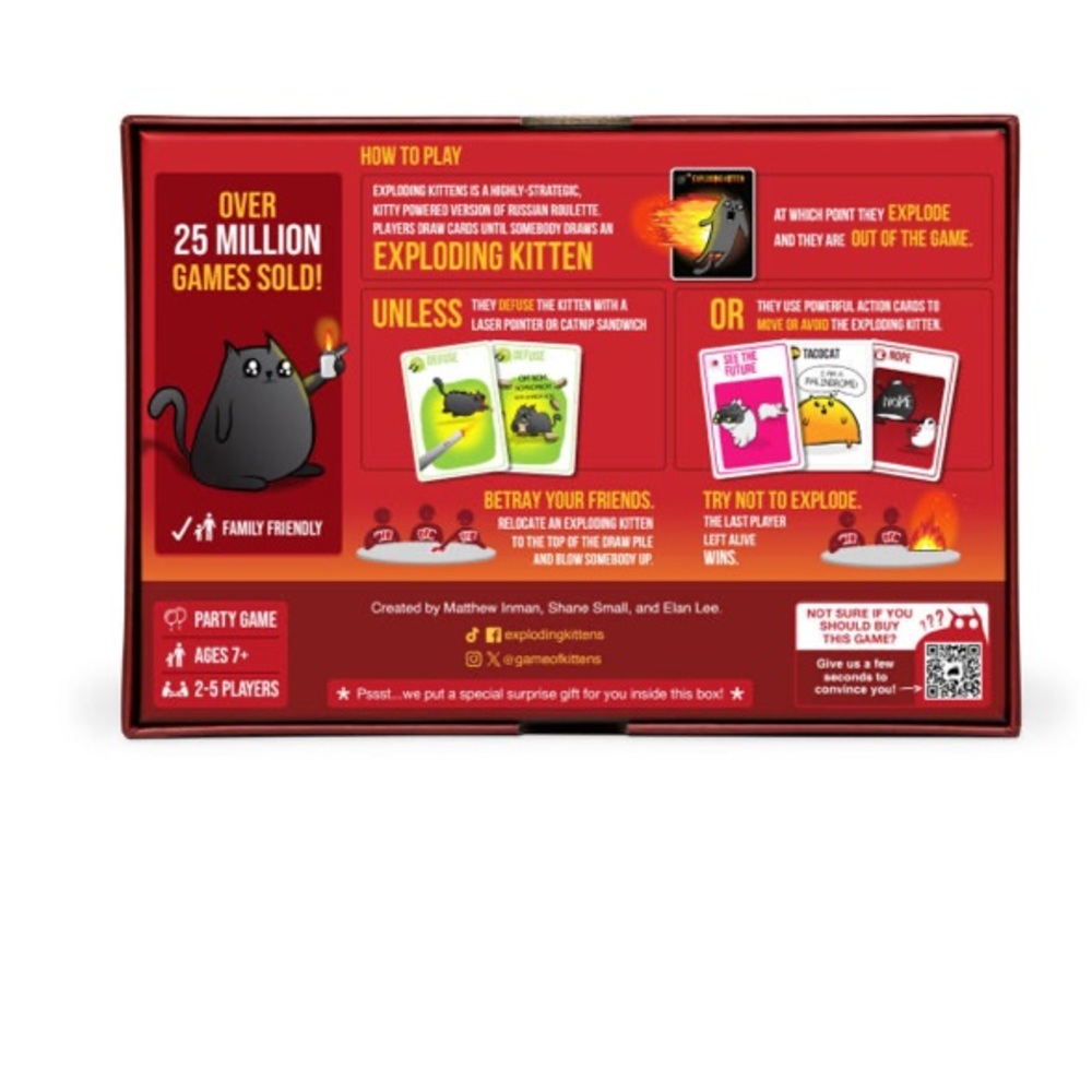 Exploding Kittens Original Card Game - Picture 2 of 5